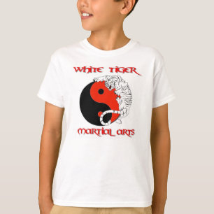 KIDS ~ WHITE TIGER MARTIAL ARTS SHIRTS