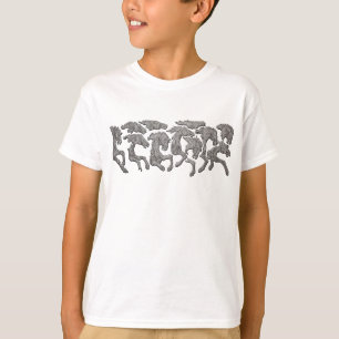 Kid's Wild Horses Shirts Horse Art Kid's Shirts