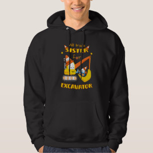 Kids Will Trade Sister For Excavator With Traktor Hoodie