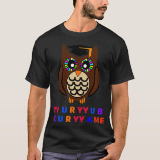 Kids Wise Owl , Novelty Owl With Hat, Too Wise Cry T-Shirt