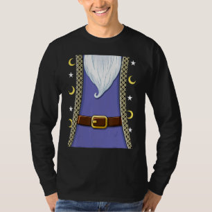 Kids Wizard Cloak Halloween Costume Men Wizard Hal T-Shirt