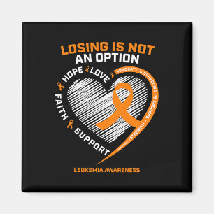 Kids Women Men Leukaemia Awareness  Fighter Leukem Magnet