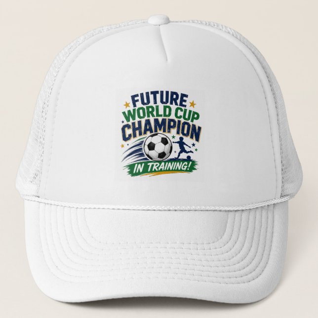 Kids World Cup Soccer Cap (Front)