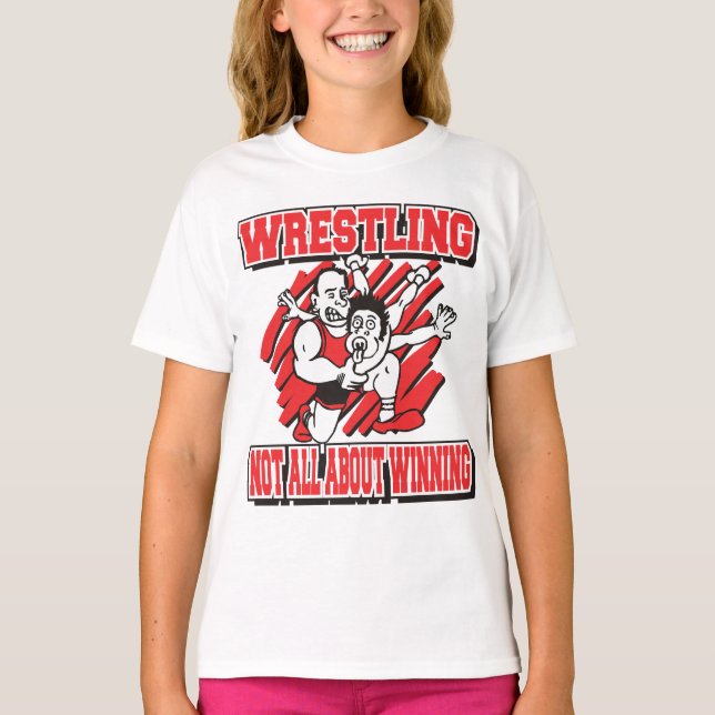 Kids Wrestling T-Shirt (Front)
