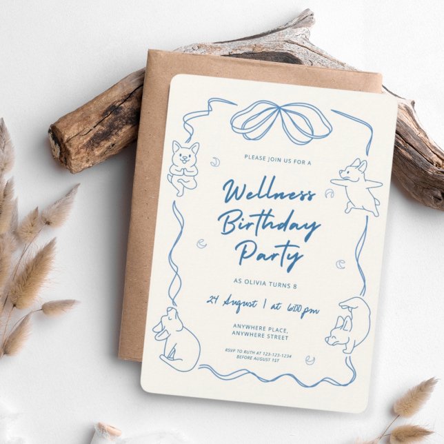 Kids yoga birthday party invitation (Creator Uploaded)