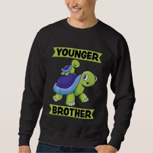 Kids Younger Brother 2023 Sea Animal Turtle Sweatshirt