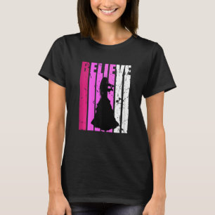 Kids Youth Violin Player Life Pink Inspiring Loves T-Shirt