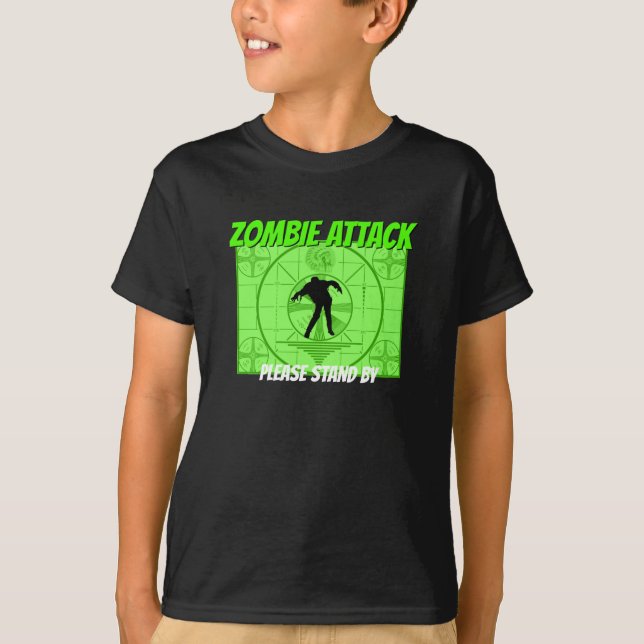 Kids Zombie Attack T-Shirt (Front)
