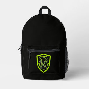 Kids Zombie Party Printed Backpack