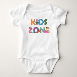Kids Zone Dinosaurs Baby Bodysuit