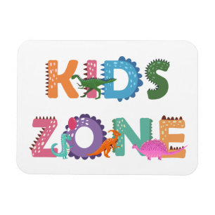 Kids Zone Dinosaurs Magnet