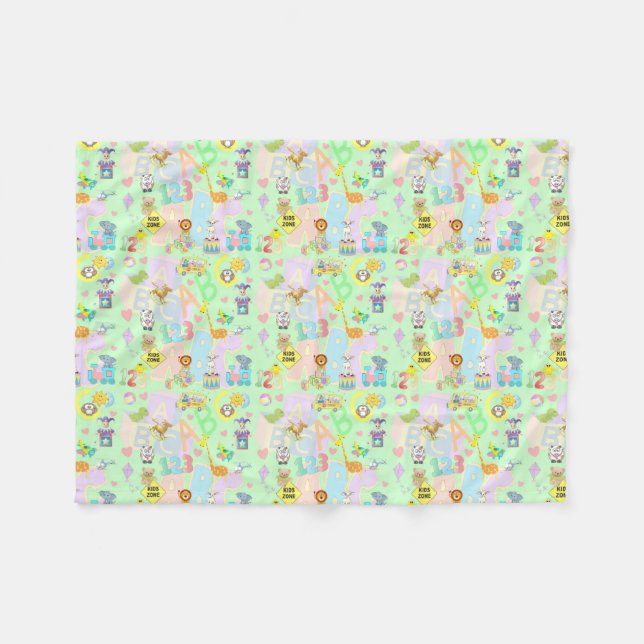 Kids Zone Fleece Blanket (Front (Horizontal))
