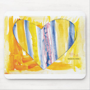 KidsArt for CHOC - Big Heart Mouse Mat
