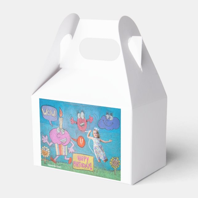 KidsArt for CHOC - Birthday Celebration Favour Box (Front Side)