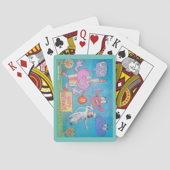 KidsArt for CHOC - Birthday Celebration Playing Cards (Back)
