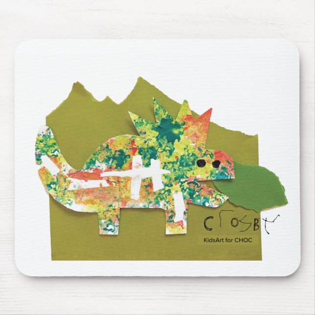 KidsArt for CHOC - Dino Roar Mouse Mat (Front)