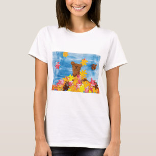 KidsArt for CHOC - Fall Leaves Bear T-Shirt