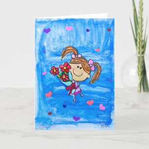 KidsArt for CHOC - Little Miss Sunshine Thank You Card