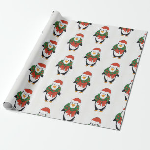 KidsArt for CHOC - Penguin Holiday Wrapping Paper