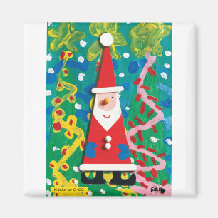 KidsArt for CHOC - Santa's Winter Wonderland Magnet