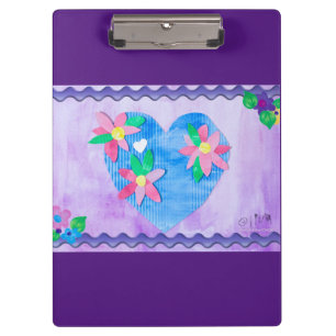 Kidsart for CHOC - Spring Time Heart Clipboard