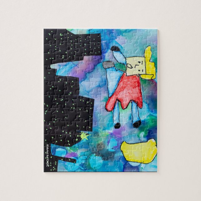 KidsArt for CHOC - Super Hero Jigsaw Puzzle (Vertical)