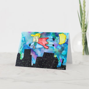 KidsArt for CHOC - Super Hero Thank You Card