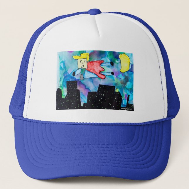 KidsArt for CHOC - Super Hero Trucker Hat (Front)