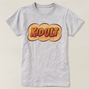 KIDULT - An Adult who is a Kid at heart - Cartoon  T-Shirt