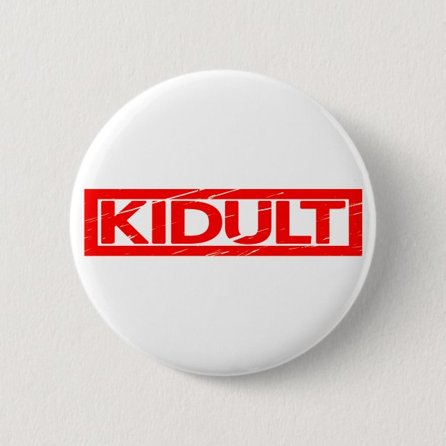 Kidult Stamp 6 Cm Round Badge (Front)