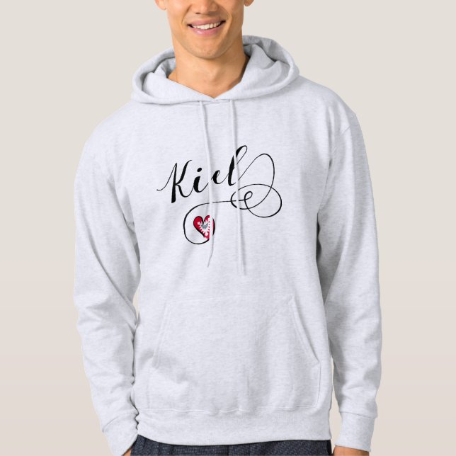 Kiel Heart, Germany, German Hoodie (Front)