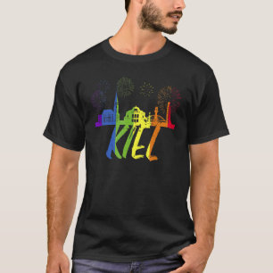 Kiel Pride Skyline  Pride Parade Kiel T-Shirt