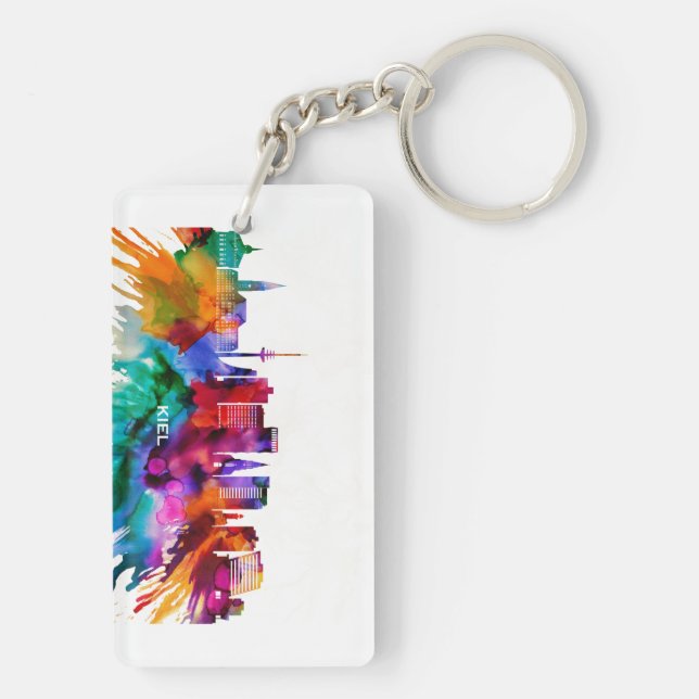 Kiel Skyline Key Ring (Back)
