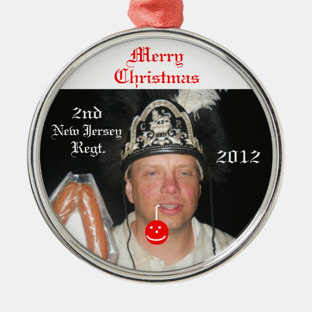 Kielbasa Christmas Metal Tree Decoration (Front)