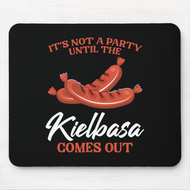 Kielbasa Poland Meat Sausage Food Lover Polish Men Mouse Mat (Front)
