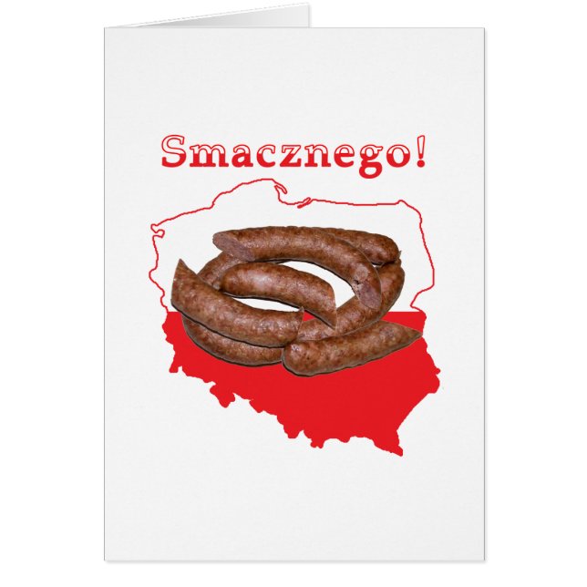 Kielbasa Smacznego Polish Map (Front)