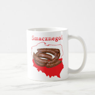 Kielbasa Smacznego Polish Map Coffee Mug