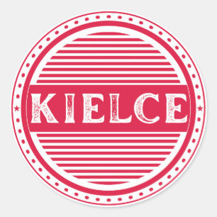 Kielce City Pride Emblem – Polish Identity Classic Round Sticker