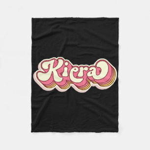 Kiera Name Personalised First Name Surname Fleece Blanket