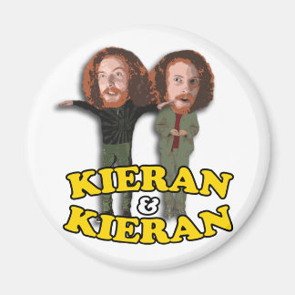 Kieran and Kieran Button Magnet