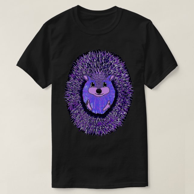 Kiera's Hedgehog  T-Shirt (Design Front)