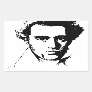 Kierkegaard Rectangular Sticker