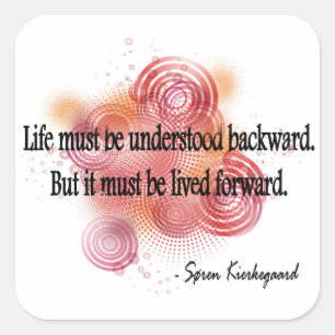 Kierkegaard Square Sticker