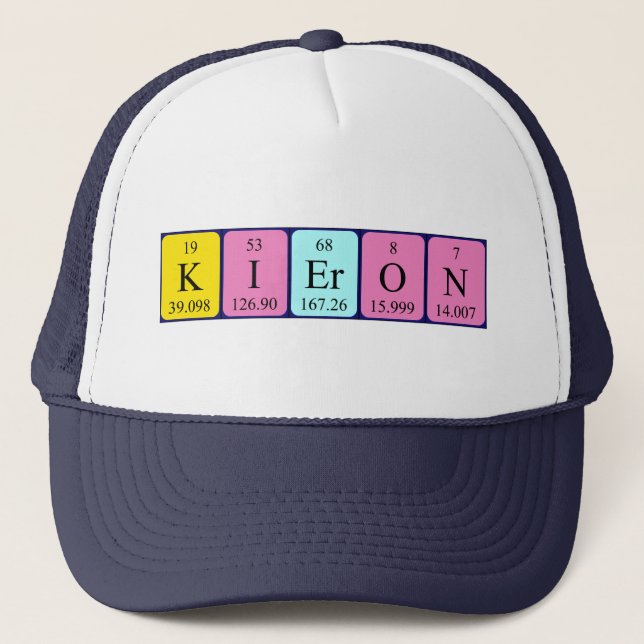 Kieron periodic table name hat (Front)