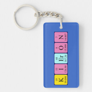 Kieron periodic table name keyring