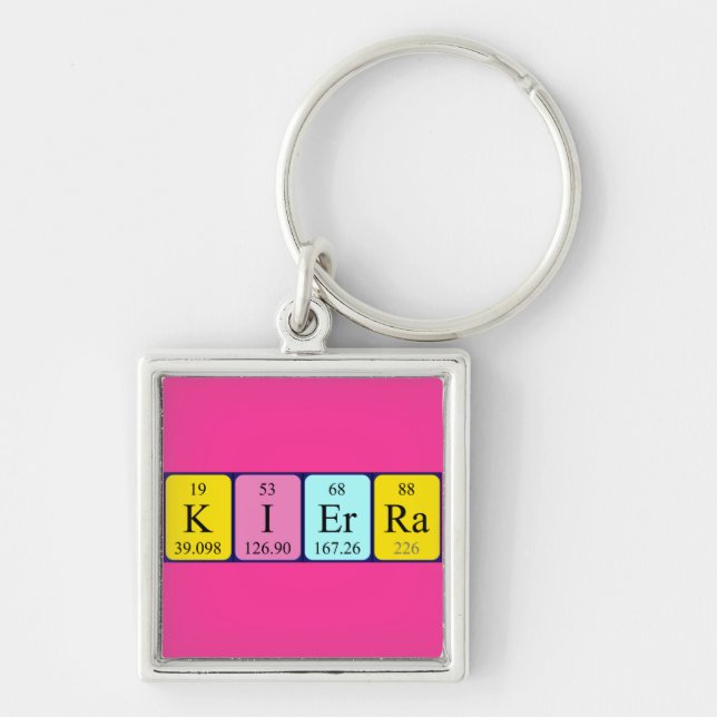 Kierra periodic table name keyring (Front)