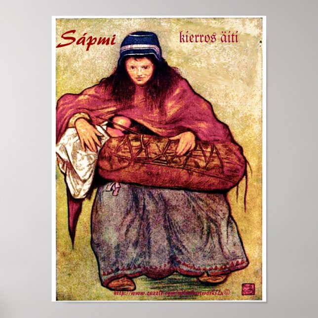 "kierros äiti ~ Sápmi" Poster (Front)