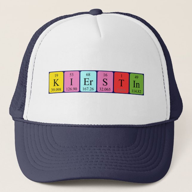 Kierstin periodic table name hat (Front)