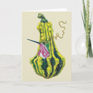 Kieth the calliope hummingbird 5x7 card