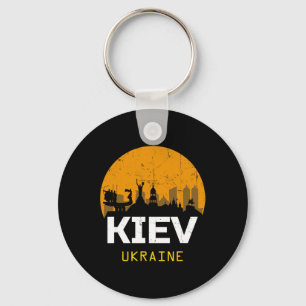 Kiev Ukraine - Uni - Black - Small - Short Sleeve Key Ring
